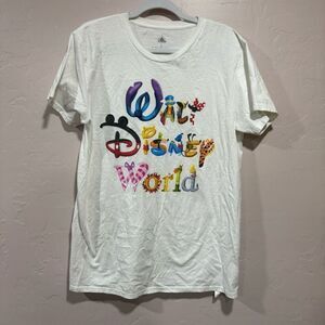 Walt Disney World Logo Characters White T-Shirt